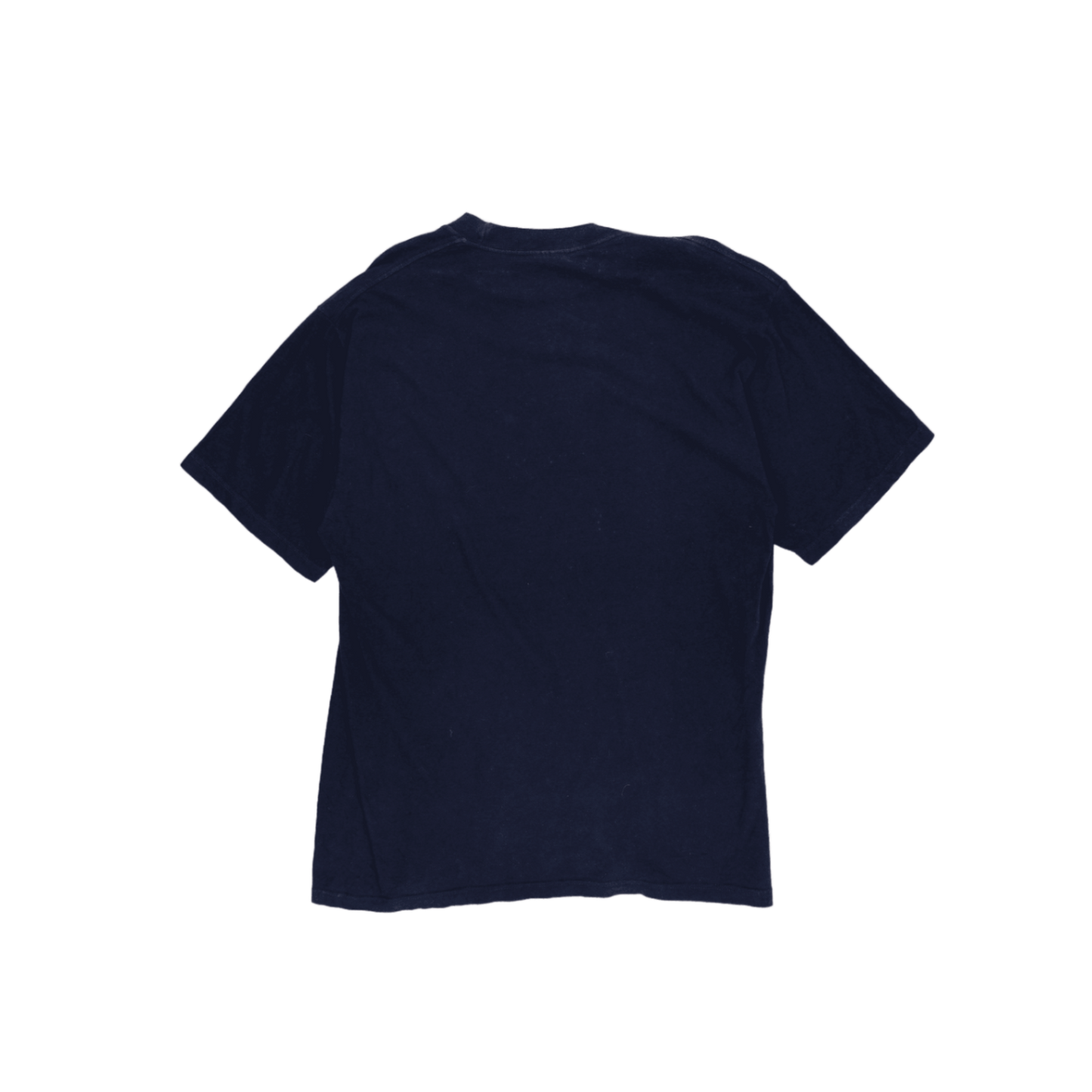 Jerzees Vintage 1998 Bart Simpson Devil Graphic T-Shirt Navy Medium Cotton Crew Neck