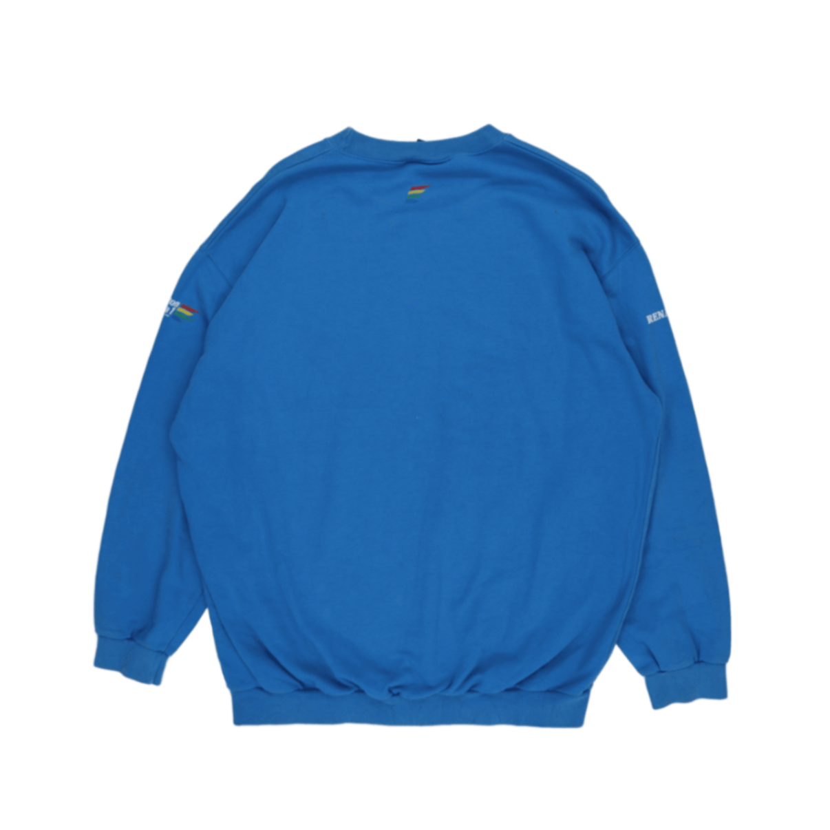 Benetton Formula 1 Vintage Crewneck Sweatshirt Blue Large Cotton
