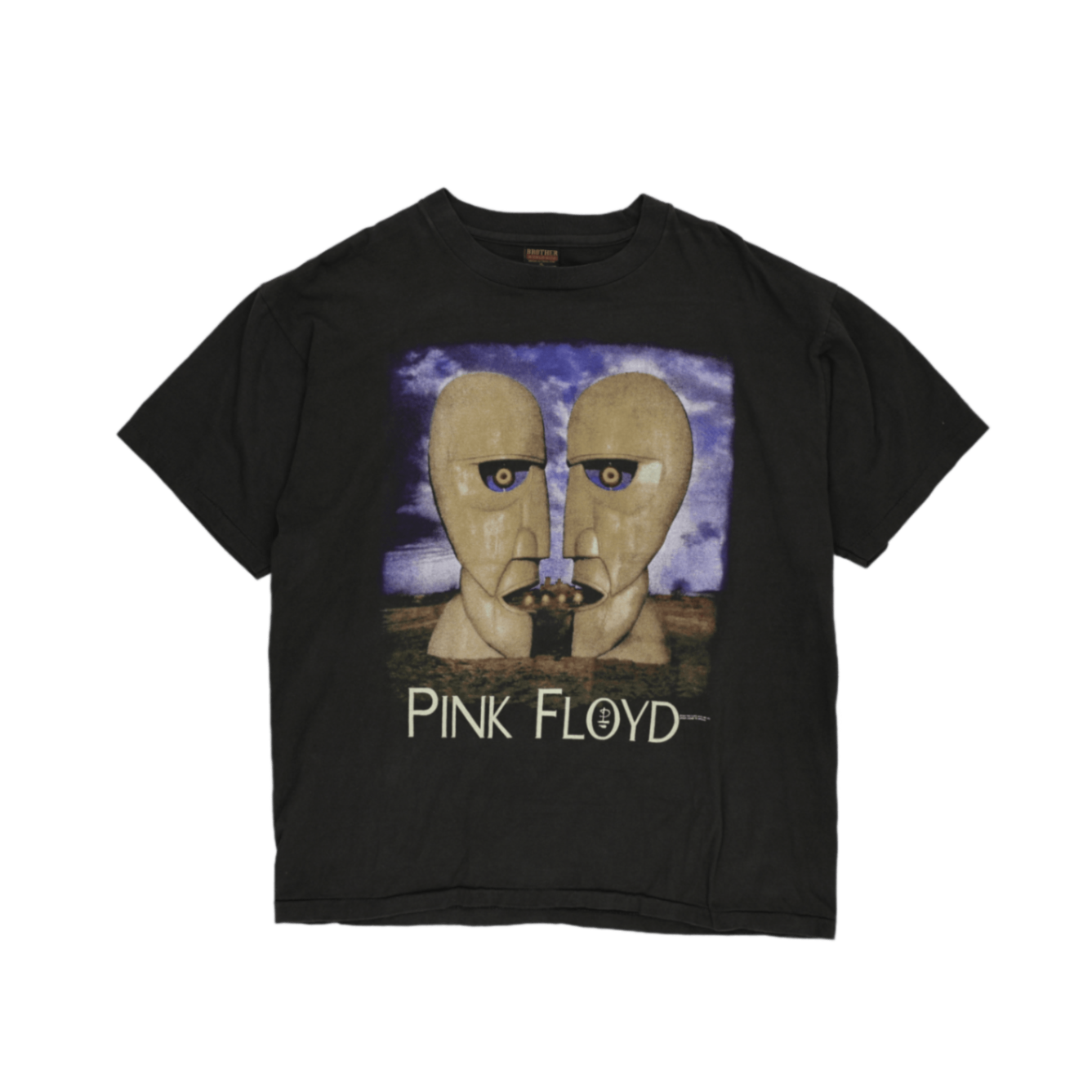 Brother Worldwide Vintage Pink Floyd Division Bell 1994 Tour T-Shirt Black XL Cotton Crew Neck