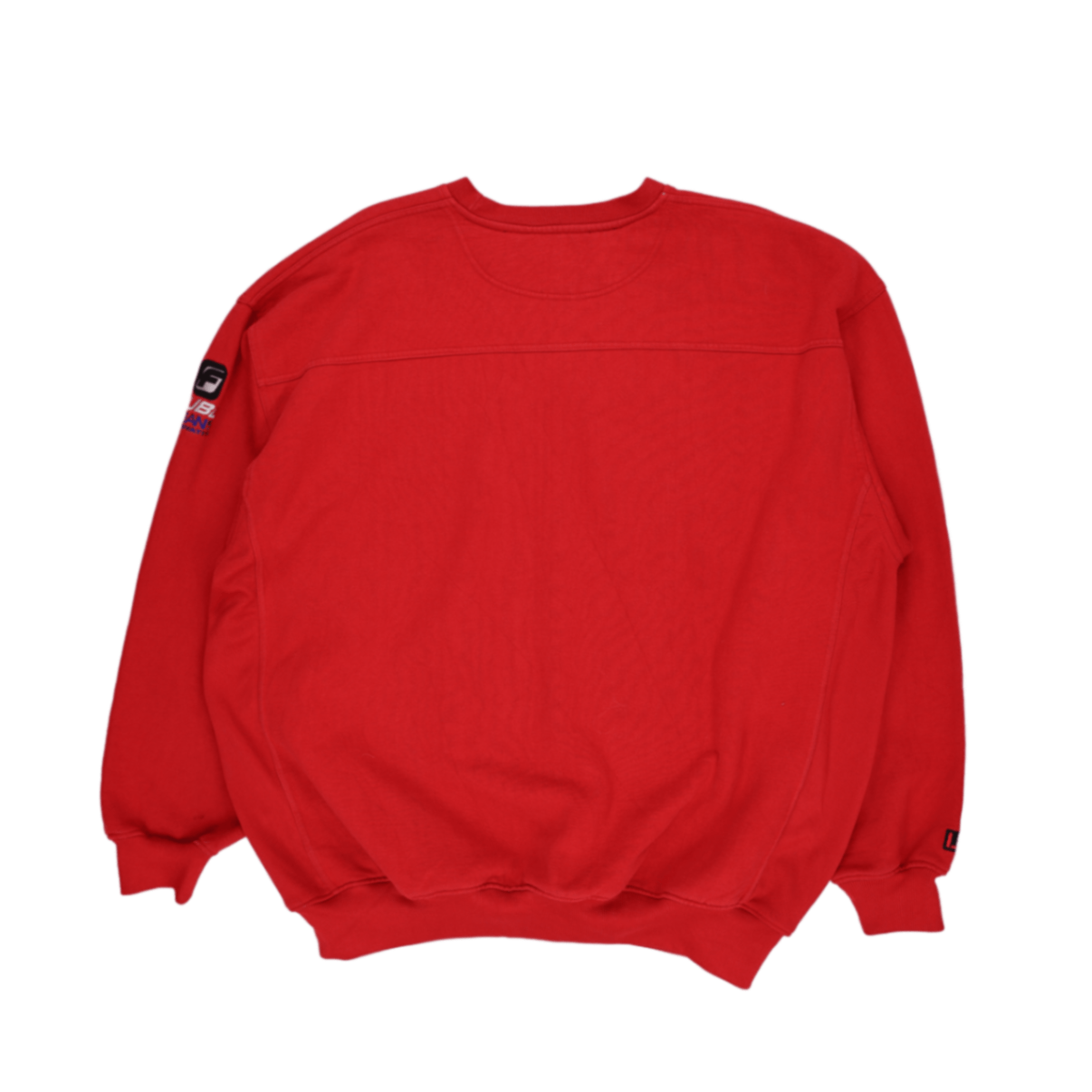FUBU Jeans Collection Vintage Red Crewneck Sweatshirt XL Cotton Blend