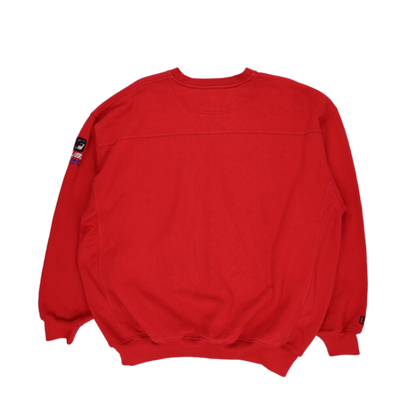 FUBU Jeans Collection Vintage Red Crewneck Sweatshirt XL Cotton Blend