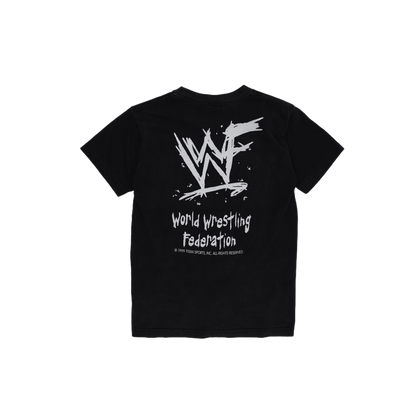 Red Rock WWF Rikishi Phatu Vintage Graphic T-Shirt Black Small 100% Cotton