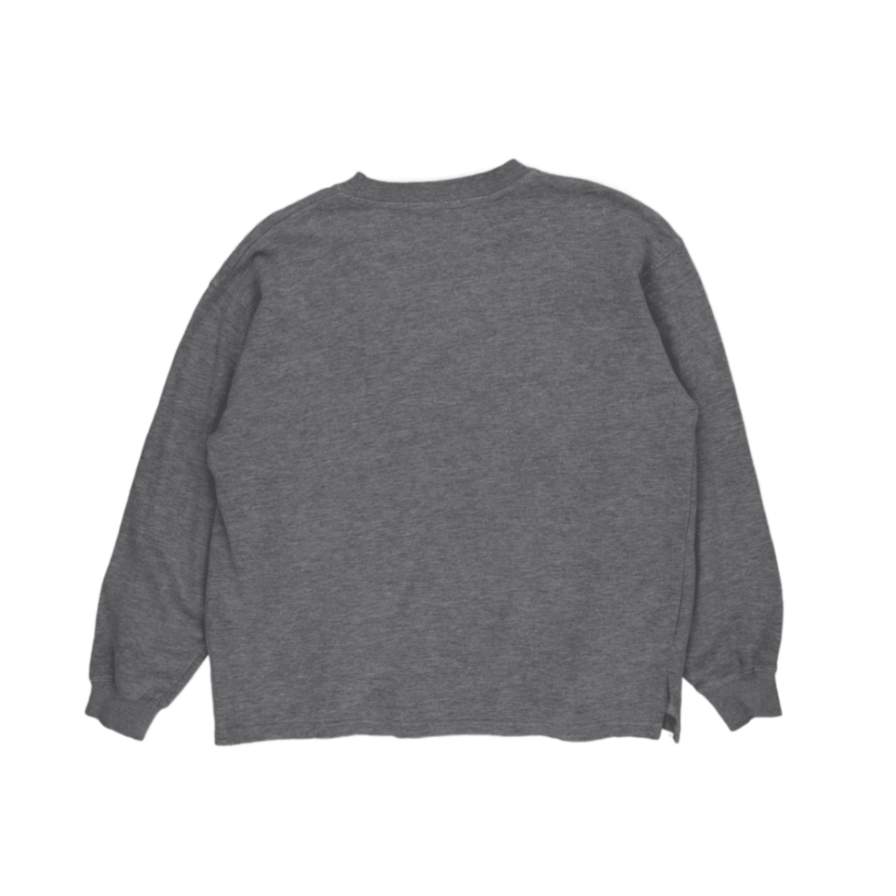Playboy Vintage Grey Logo Sweatshirt Large Cotton Blend Crew Neck Streetwear