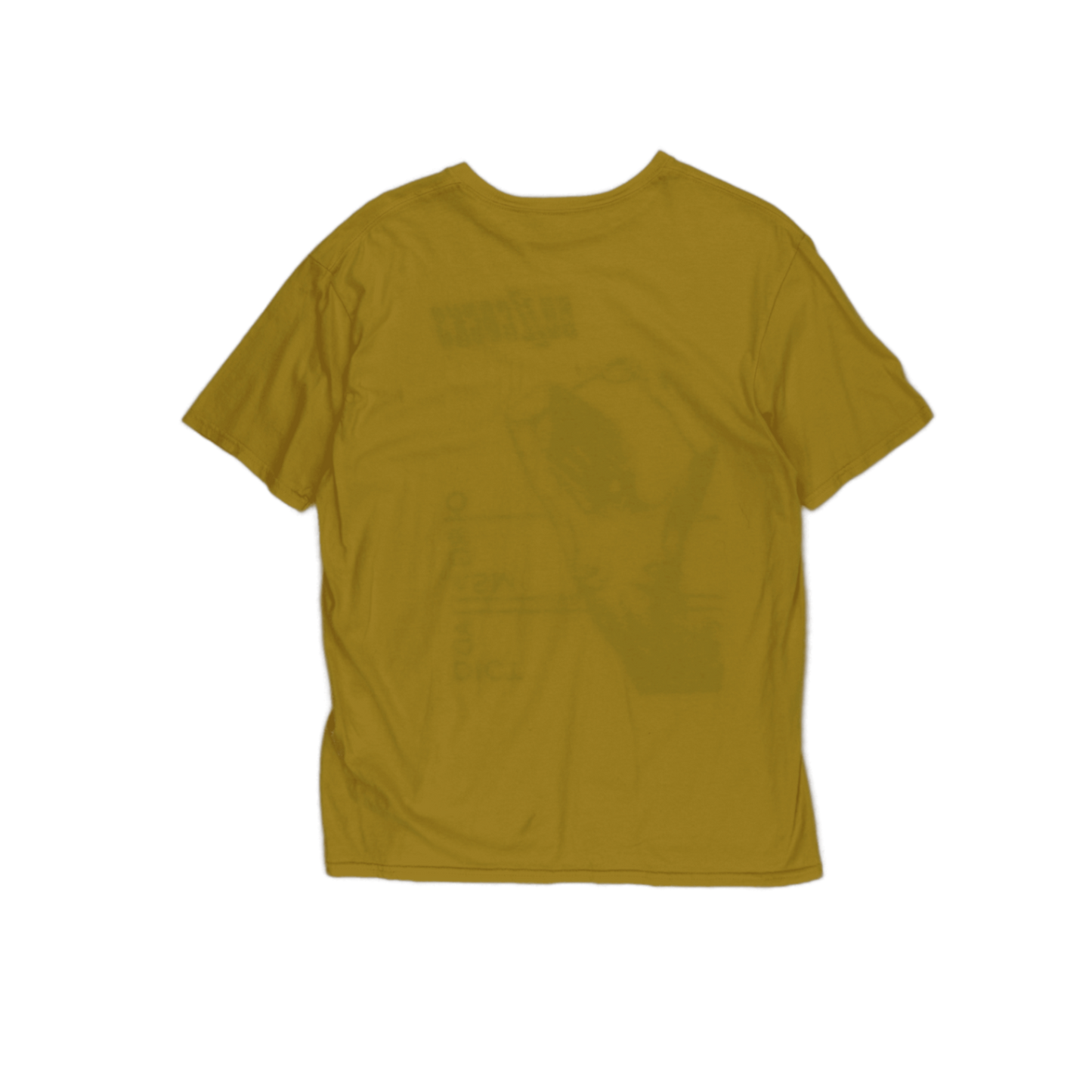 Buzzcocks Yellow Graphic Band T-Shirt Men's Medium Cotton Crew Neck Vintage