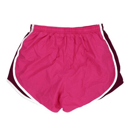 Nike Dri-Fit Pink Running Shorts Women Size Small Polyester 7cm Inseam