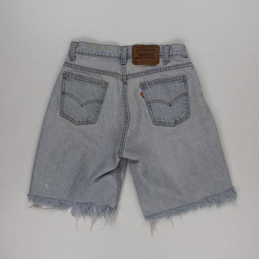 Levi's 560 Loose Fit Light Blue Denim Shorts W29 L32 Vintage Cotton