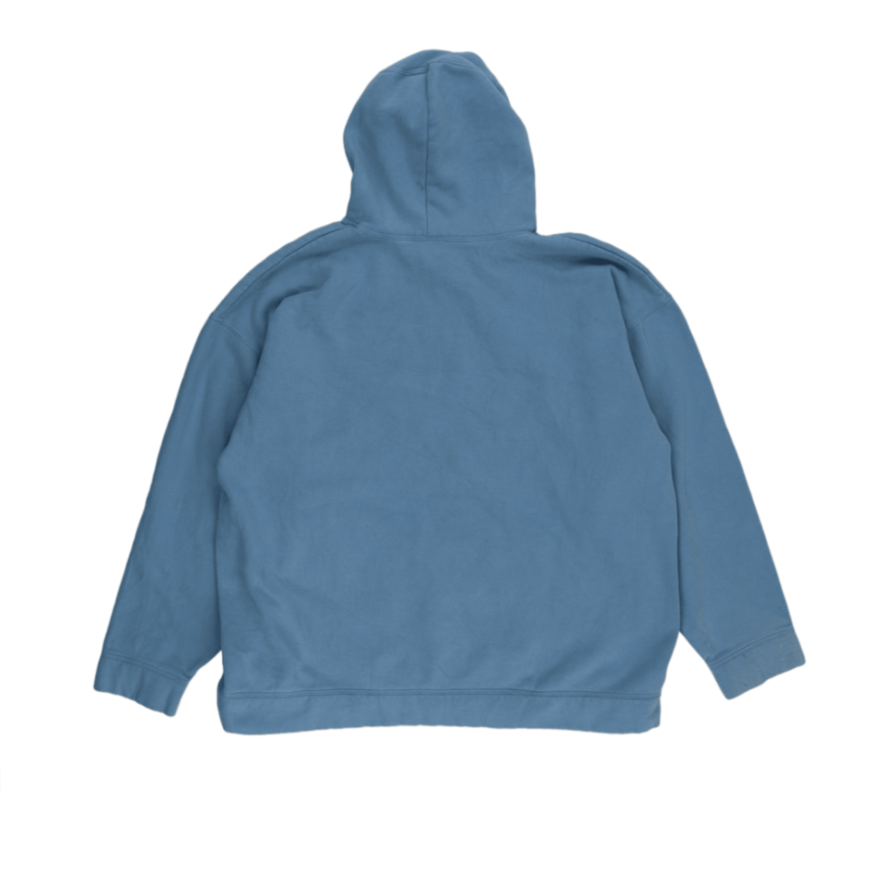 Reebok Vintage Oversized Blue Hoodie XL Cotton Blend Hooded Sweatshirt