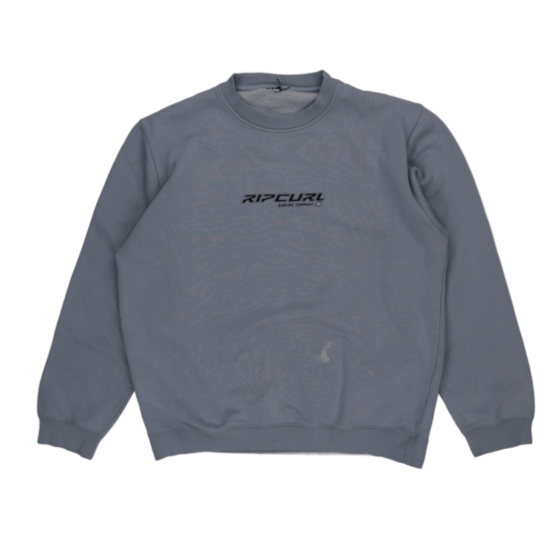 Rip Curl Vintage Blue Pullover Sweatshirt Men's Large Cotton Blend Crew Neck