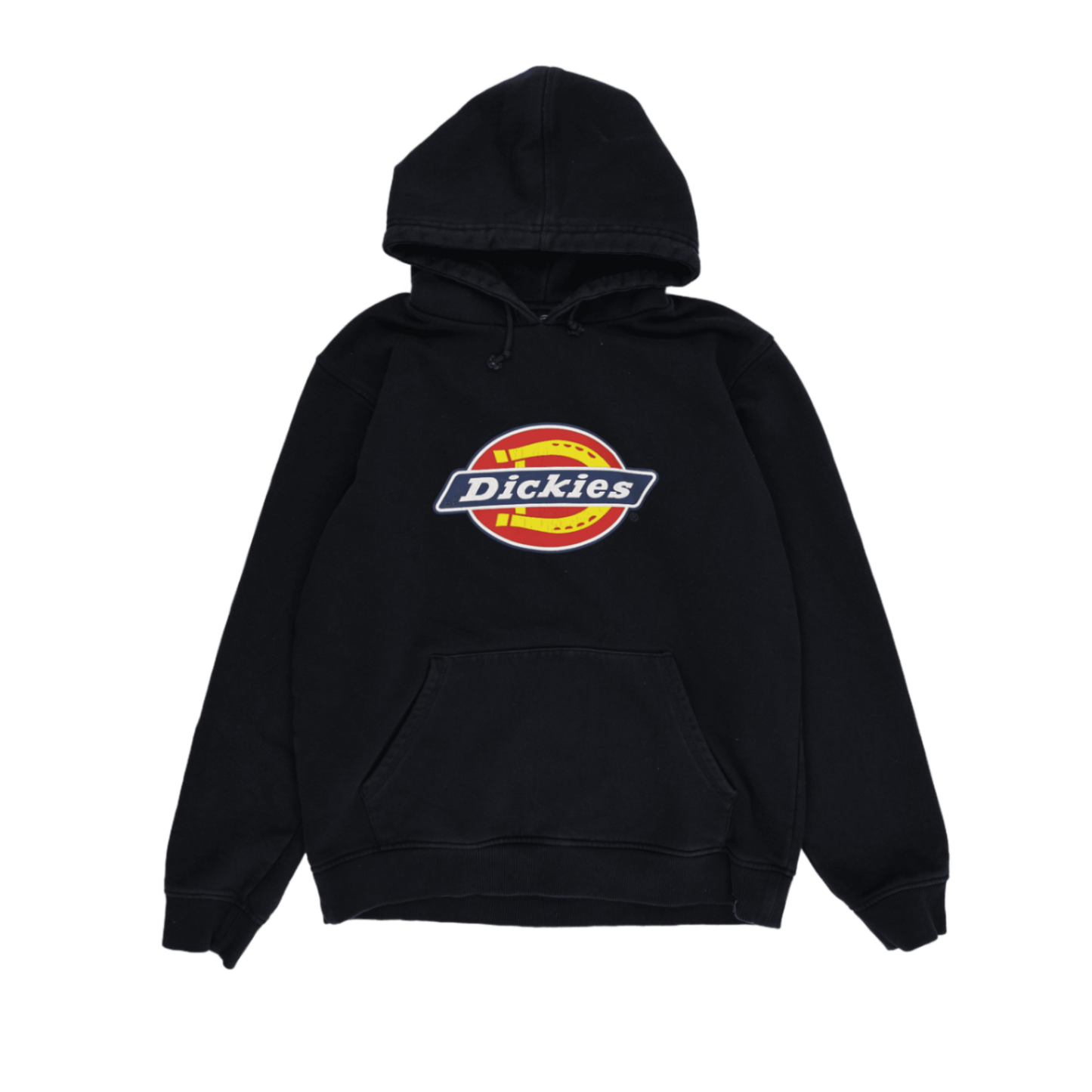 Dickies Black Pullover Hoodie Large Cotton Blend Hooded Sweatshirt