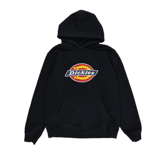 Dickies Black Pullover Hoodie Large Cotton Blend Hooded Sweatshirt