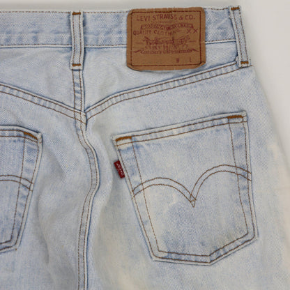 Levi's Light Blue Vintage High Waist Straight Leg Jeans W32 L32 Cotton Denim