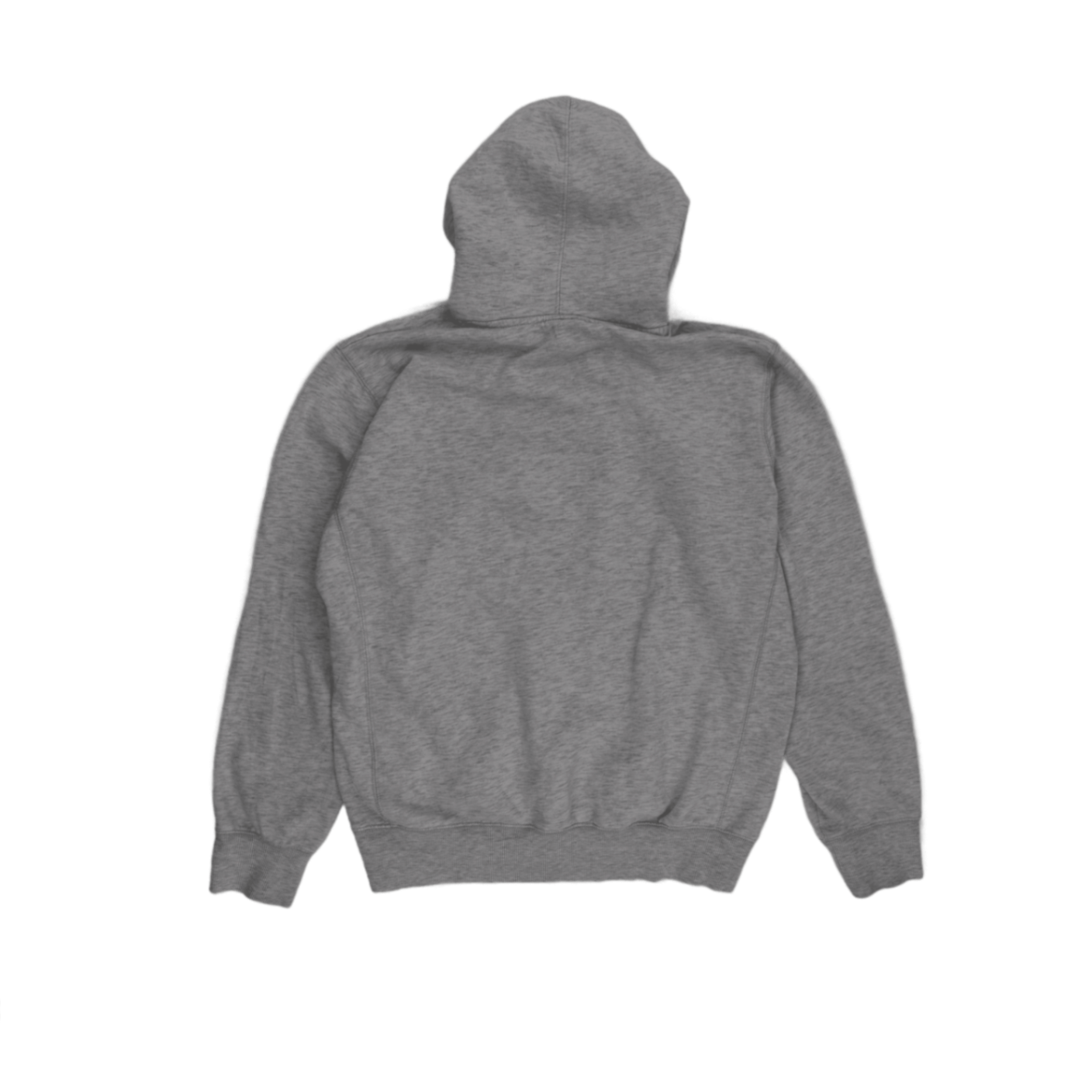 Russell Athletic Grey Pullover Hoodie Large Cotton Blend Vintage