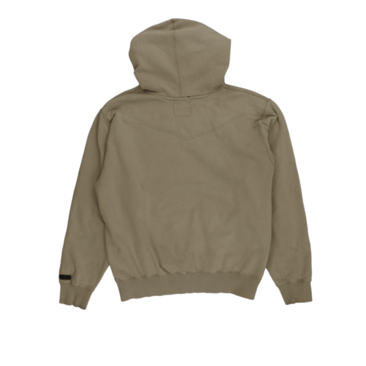 Billabong Men's Beige Pullover Hoodie Medium 80% Cotton 20% Polyester