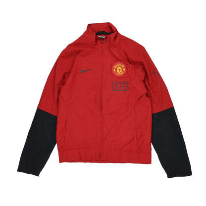 Nike Manchester United AIG Red Training Jacket Large Polyester Stand Collar