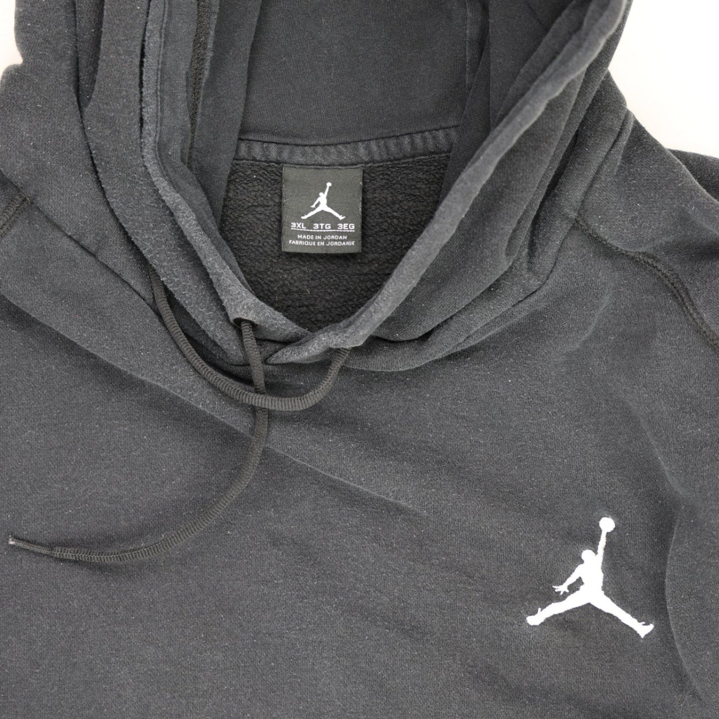 Jordan Brand Navy Blue Pullover Hoodie 2XL Cotton Blend Men's Activewear