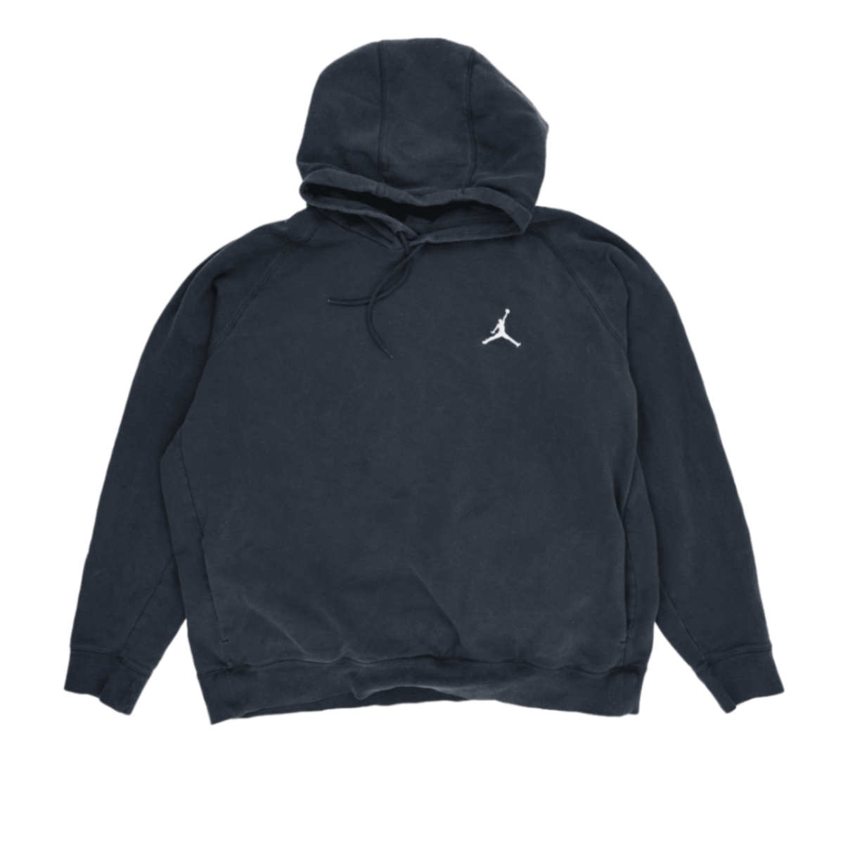Jordan Brand Navy Blue Pullover Hoodie 2XL Cotton Blend Men's Activewear