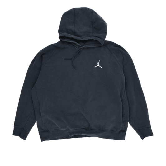 Jordan Brand Navy Blue Pullover Hoodie 2XL Cotton Blend Men's Activewear