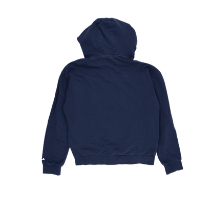 Fila Navy Blue Pullover Hoodie Small Cotton Blend Unisex