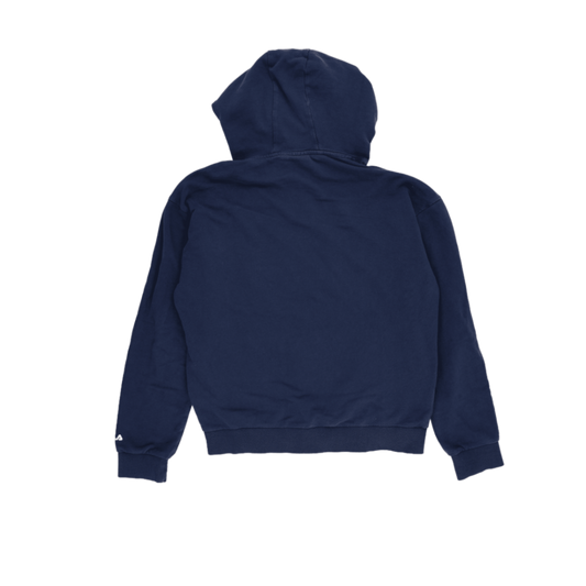 Fila Navy Blue Pullover Hoodie Small Cotton Blend Unisex
