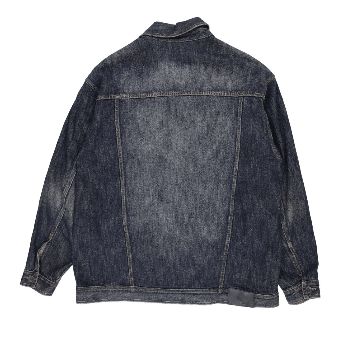 Sean John Vintage Denim Jacket Blue XL 100 Percent Cotton Collared