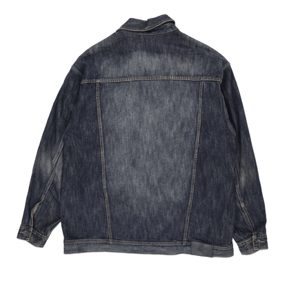 Sean John Vintage Denim Jacket Blue XL 100 Percent Cotton Collared