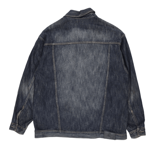 Sean John Vintage Denim Jacket Blue XL 100 Percent Cotton Collared