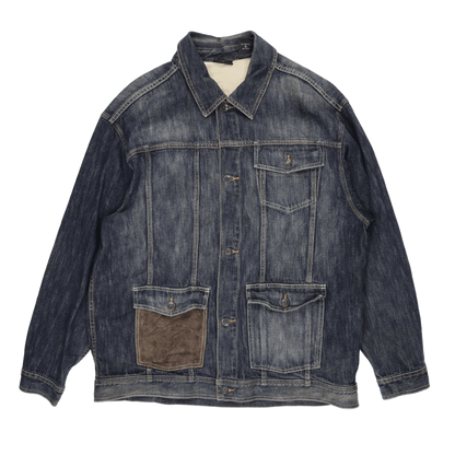 Sean John Vintage Denim Jacket Blue XL 100 Percent Cotton Collared