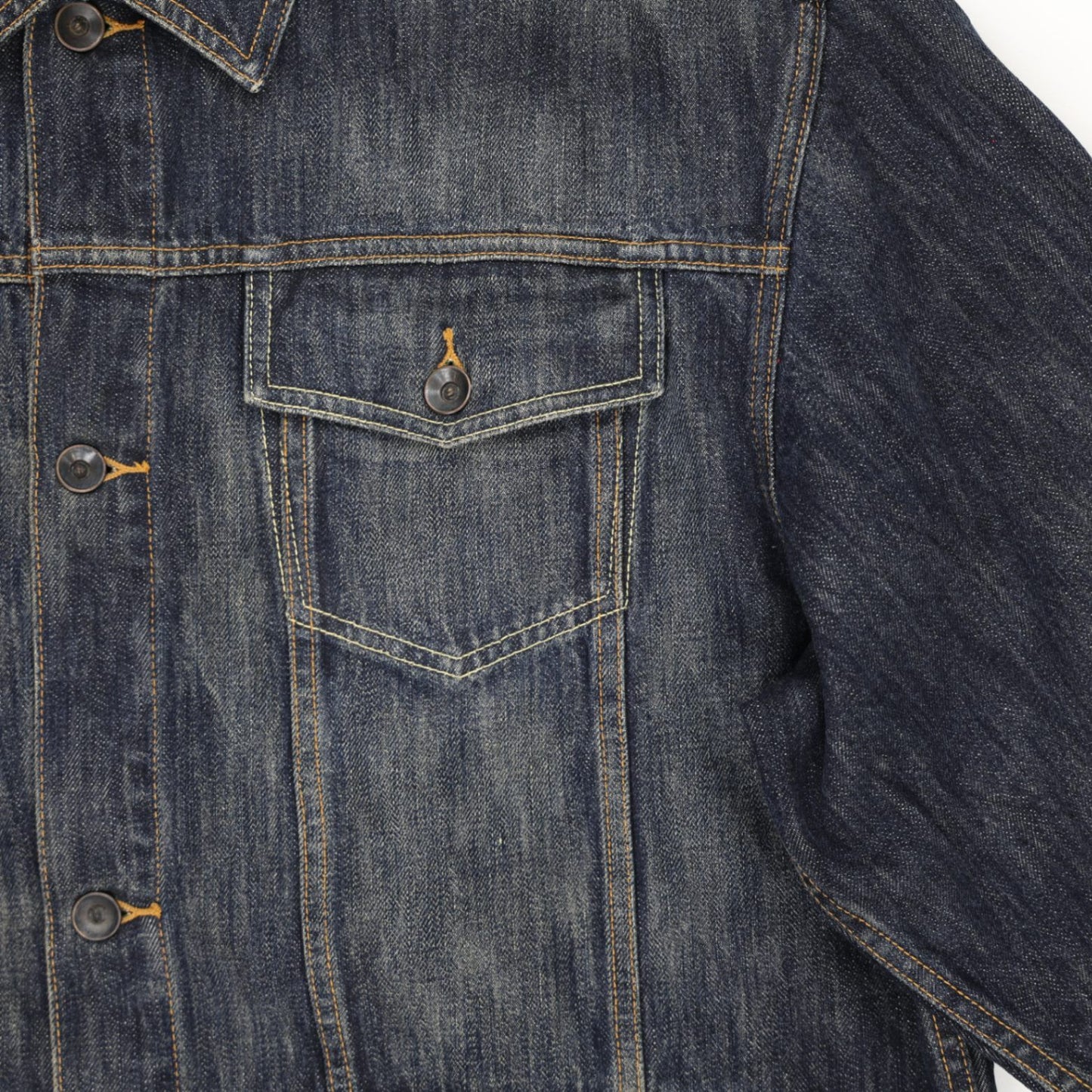 Sean John Vintage Denim Jacket Blue XL 100 Percent Cotton Collared