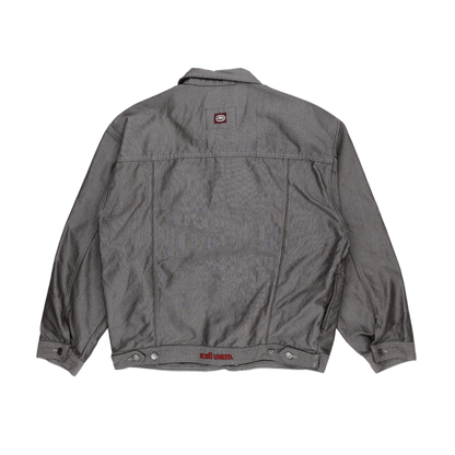 Ecko Unltd Grey Denim Jacket XXL Cotton Vintage Men's Clothing