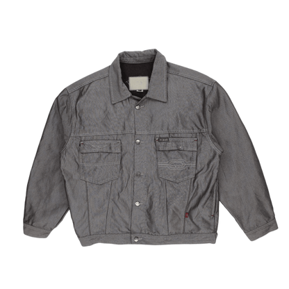 Ecko Unltd Grey Denim Jacket XXL Cotton Vintage Men's Clothing