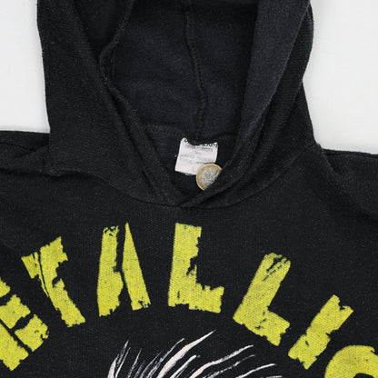 Metallica Vintage Live Shit Binge & Purge Pullover Graphic Hoodie Black Large 60% Cotton 40% Acrylic