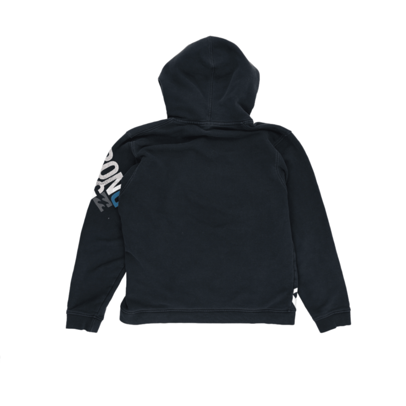 Billabong Black Pullover Hoodie Men's Medium Cotton Blend Vintage