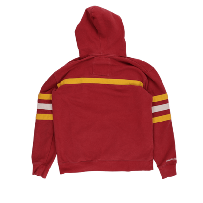 Mitchell & Ness Cleveland Cavaliers Hardwood Classics Pullover Hoodie Red 2XL Cotton Blend Vintage