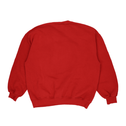 Russell Athletic Bulldogs Vintage Red Sweatshirt XL Cotton Crew Neck