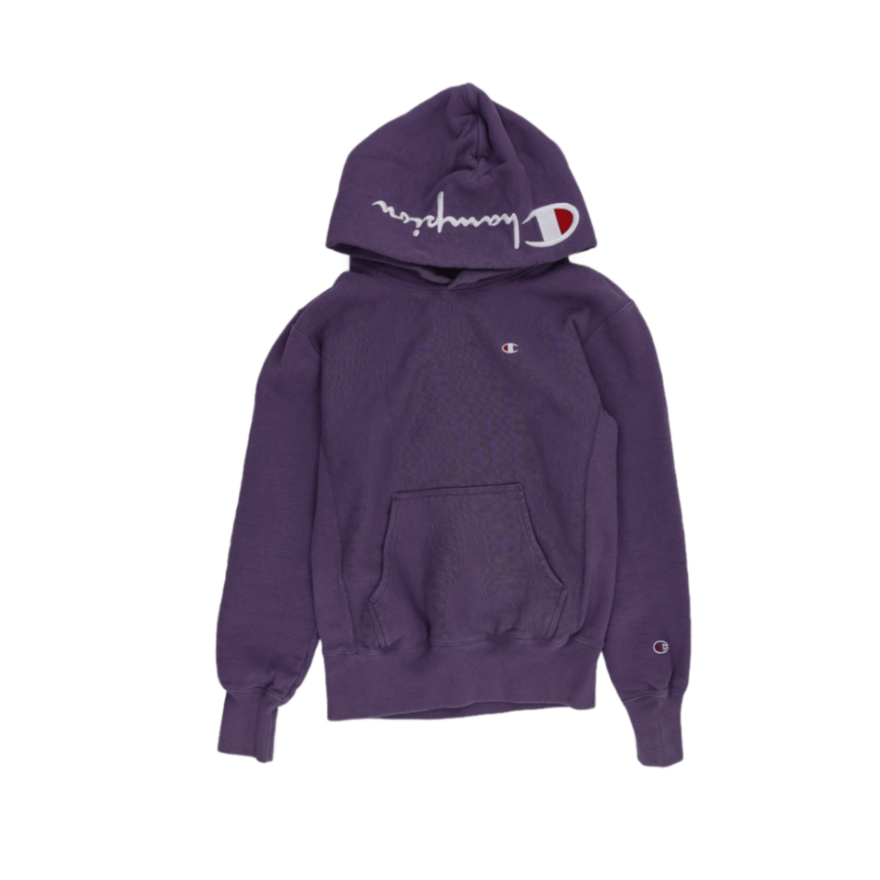 Champion Reverse Weave Purple Pullover Hoodie Unisex Small Cotton