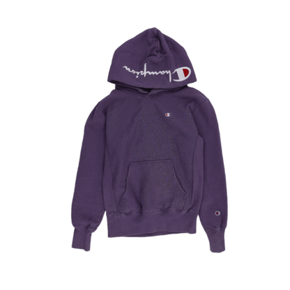 Champion Reverse Weave Purple Pullover Hoodie Unisex Small Cotton