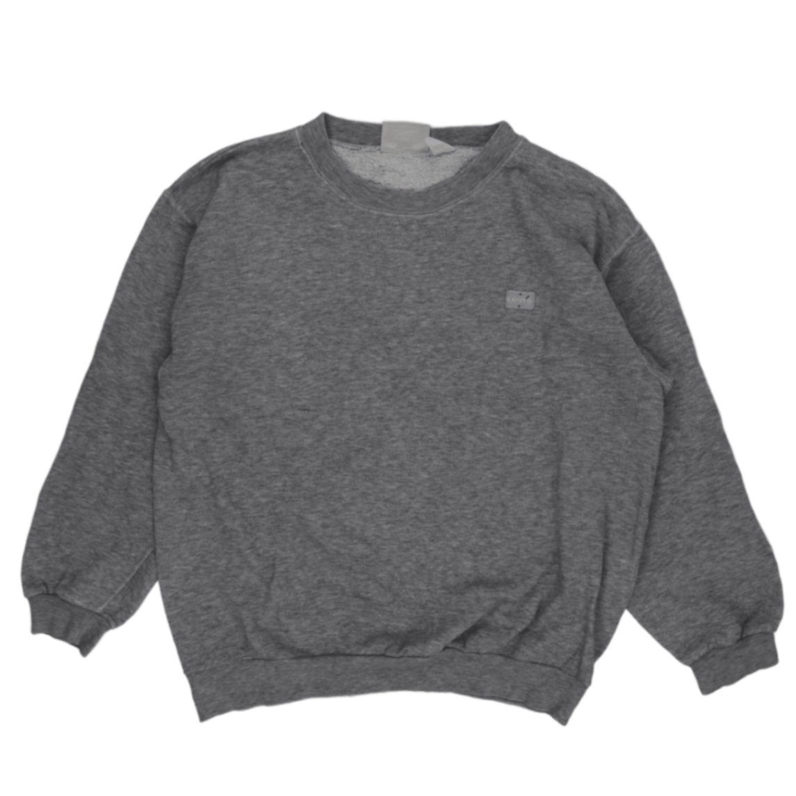 Levi's Classic Grey Crew Neck Sweatshirt Men's Medium Cotton Blend Pullover