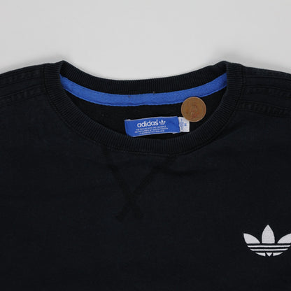 adidas Originals Crew Neck Sweatshirt Black Medium Cotton