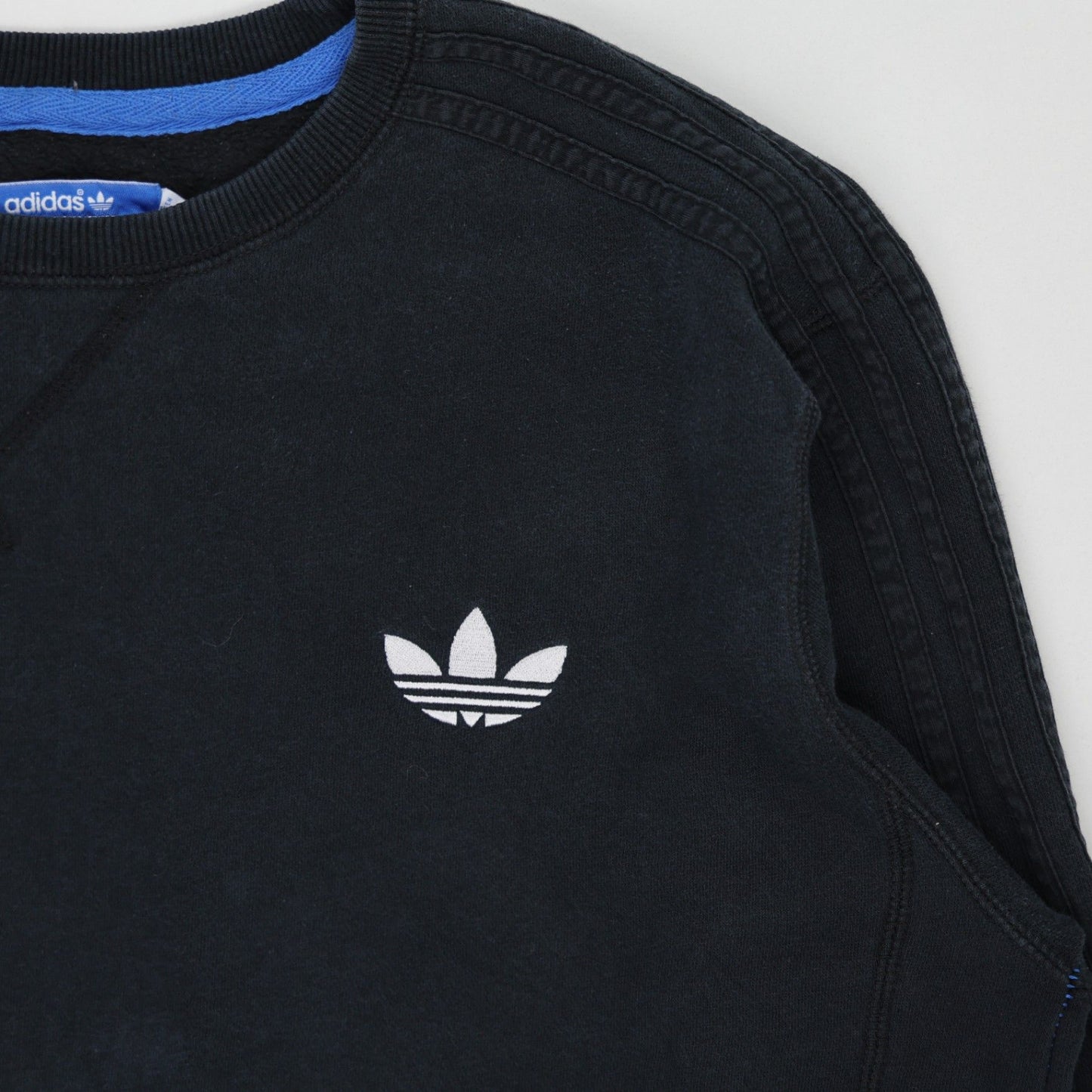 adidas Originals Crew Neck Sweatshirt Black Medium Cotton