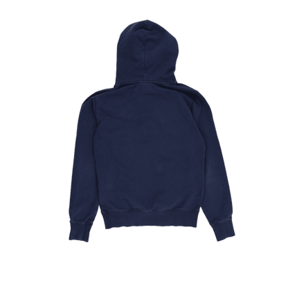 Champion Pullover Hoodie Unisex Small Navy Cotton Blend Hooded Sweatshirt