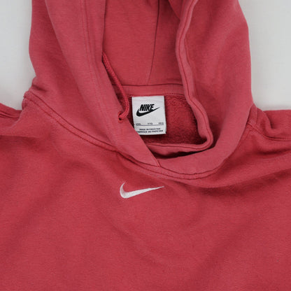 Nike Vintage Red Pullover Hoodie XL Cotton Blend Hooded Mens