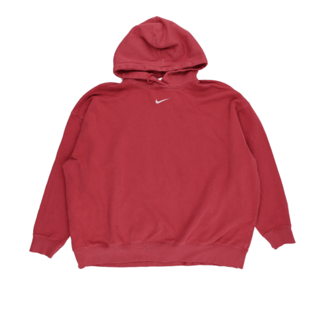 Nike Vintage Red Pullover Hoodie XL Cotton Blend Hooded Mens