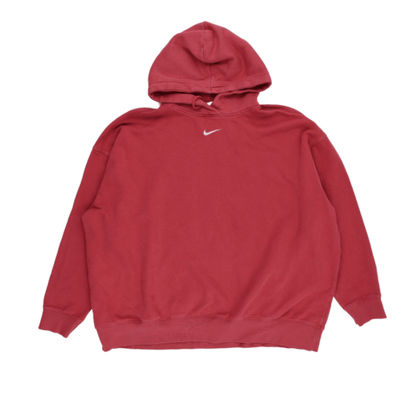 Nike Vintage Red Pullover Hoodie XL Cotton Blend Hooded Mens