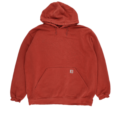 Carhartt Rust Red 3XL Tall Pullover Hoodie 80 Cotton 20 Polyester for Men