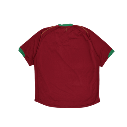 Nike Portugal Vintage Football Shirt Maroon Short Sleeve Size M Polyester V Neck