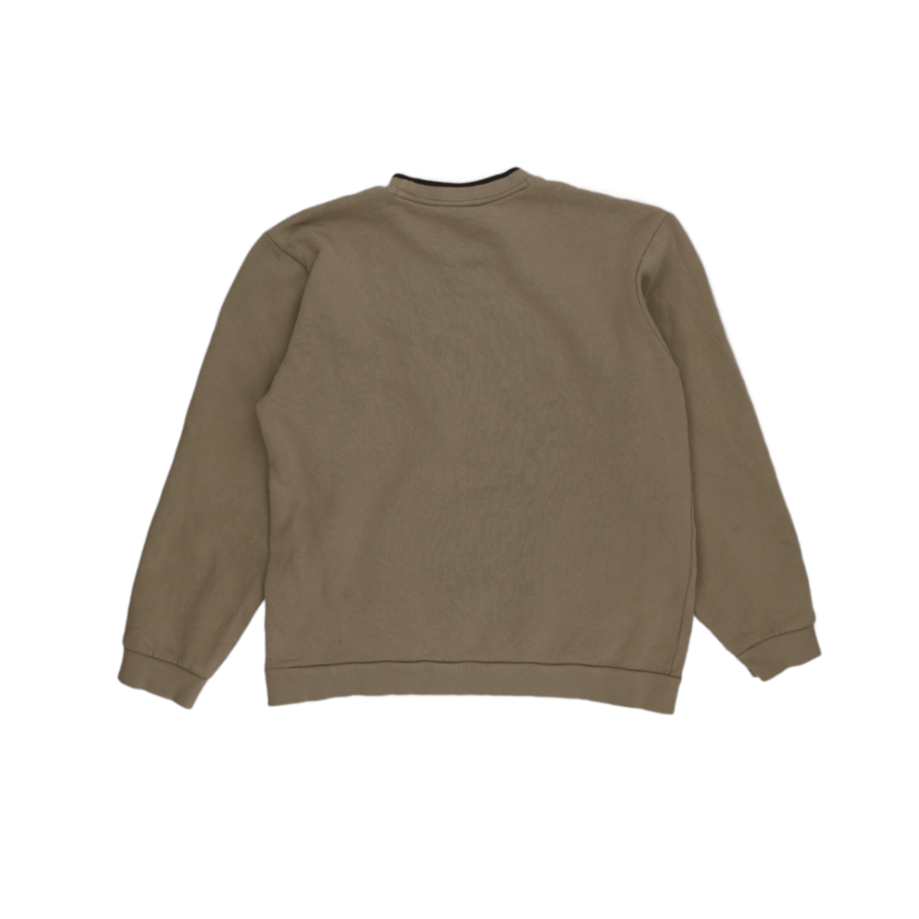 Fila Taupe Crew Neck Sweatshirt Men's Medium Cotton Blend Vintage