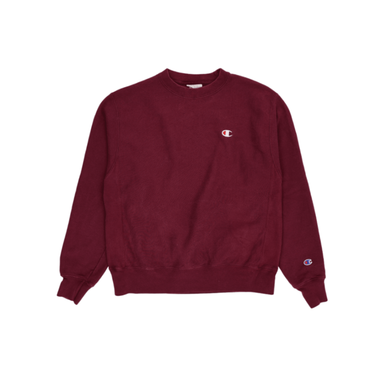 Champion Reverse Weave Maroon Pullover Sweatshirt Men Medium Cotton Crewneck Vintage