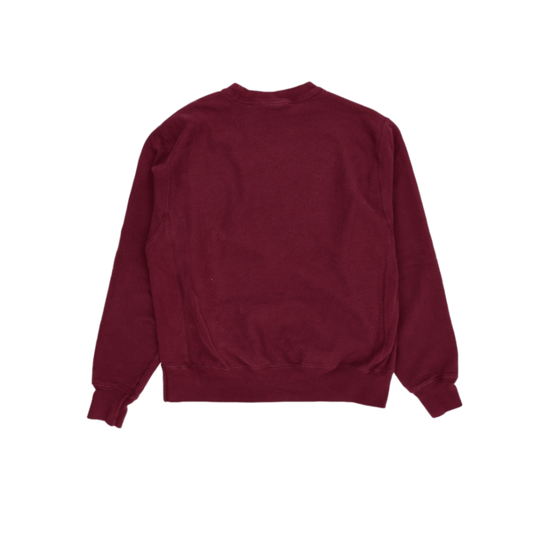 Champion Reverse Weave Maroon Pullover Sweatshirt Men Medium Cotton Crewneck Vintage