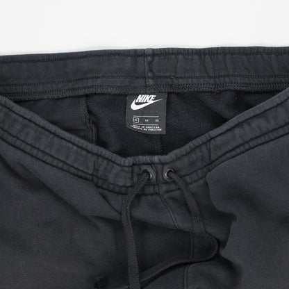 Nike Black Vintage Fleece Joggers XL Cotton Blend Men's Trousers 78 cm Inseam 92 cm Waist