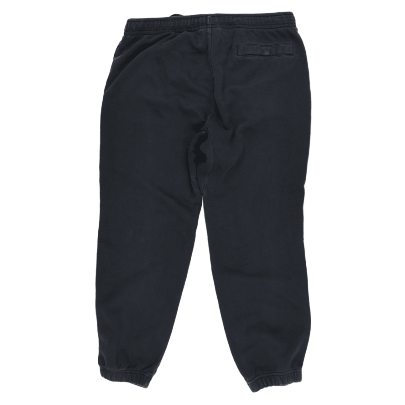 Nike Black Vintage Fleece Joggers XL Cotton Blend Men's Trousers 78 cm Inseam 92 cm Waist